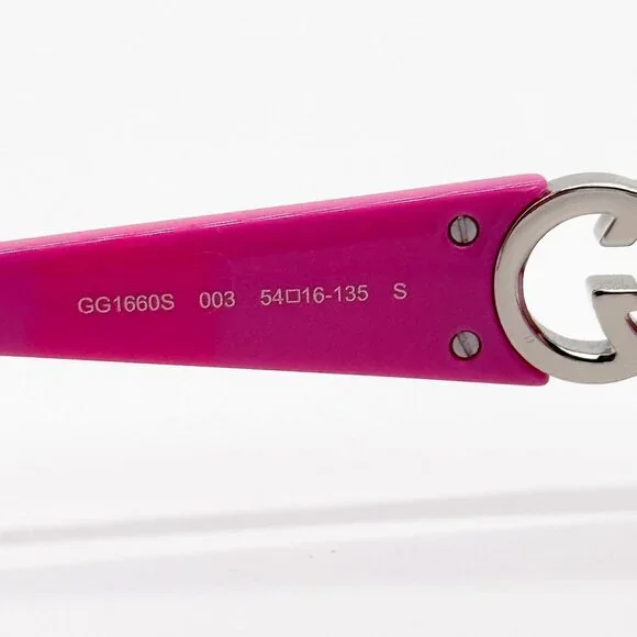 NEW GUCCI SUNGLASSES GG1660S 003 PINK WOMEN EYEWEAR GUCCI